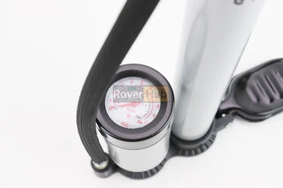 Насос ручний "старого зразку" сірий з метал. ручкою + манометр