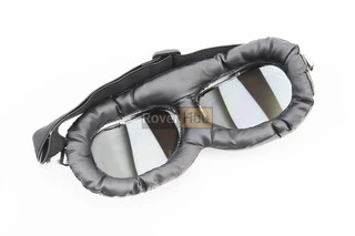 Очки "РЕТРО", черно-серебристые (зеркальное стекло), MT-006