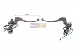 Важелі керма лівий, правий з кріпленням під дзеркало, к-кт 2шт (М8 права) GY6 125-150