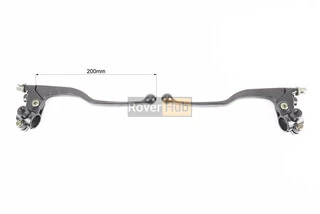 Важелі керма ліве, праве з кріпленням під дзеркало, к-кт 2шт (М10 права-ліва) МОТО CG/CB, тип 2