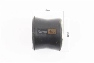 Сайлентблок амортизатора + втулка 10мм к-кт, ЧОРНИЙ