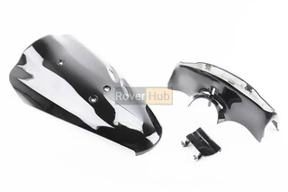 УЦЕНКА Honda DIO AF-34 пластик - к-кт крашеные 5 деталей (голова под диск. тормоз с крышкой лючка), ЧЕРНЫЙ (брак покраски,