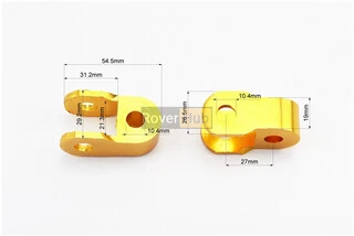 Подовжувач заднього амортизатора 27мм к-кт 2шт, жовтий