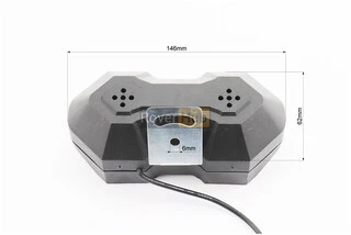 Фара подвійна додаткова світлодіодна вологозахисна - 18 LED, (146*62mm) з кріпленням, тип 2