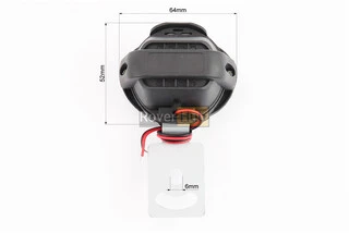 Фара додаткова світлодіодна вологозахисна - 6 LED з кріпленням, к-кт 2шт 64*52мм, тип 1