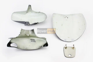 УЦЕНКА Suzuki LET'S-I пластик - к-кт крашеные 6 деталей, ЧЕРНЫЙ (см. фото)