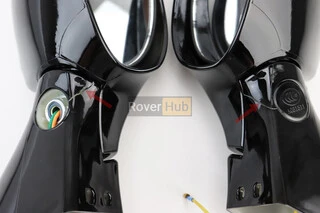 УЦЕНКА Viper - F50 Зеркало лев., прав. к-кт ЧЕРНЫЕ (трещина, см. фото)