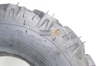 Шина на мотоблок 6,00-12 10PR с камерой "насечка" (NEW), (возможны незначительные дефекты)