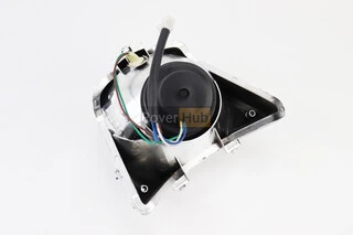 УЦЕНКА Фара передняя в сборе, тип. 1 (разъем малый "мама") (дефект стекла+трещины, см. фото)