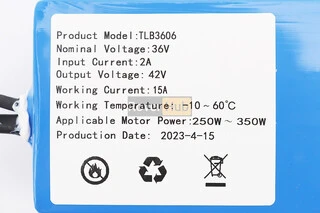 Акумулятор 36V TLB3606 Li-ion (L200*W75*H70mm)