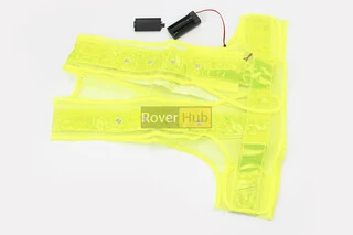 Жилет безпеки світловідбиваюча сітка LED, L (54*52см)