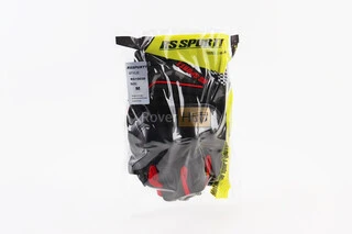 Перчатки мотоциклетные без пальцев M-Чёрно-Красные, тип 2