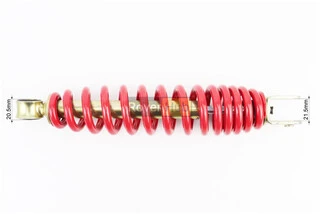 Амортизатор задній GY6/Yamaha - 255мм*d50мм (втулка 10мм / вилка 8мм), червоний