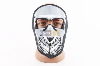 Підшоломник літній (маска) Чорний з малюнком