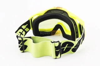 Окуляри кросові/ендуро/АТV, жовті (дзеркальне скло)