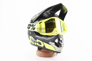 Окуляри кросові/ендуро/АТV, жовті (дзеркальне скло)