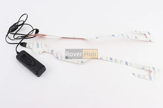 Підсвічування LED на мото шолом, 3 режими, червоне (без батарейок)