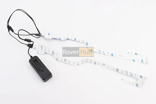 Подсветка LED на мото шлем, 3 режима, синяя (без батареек)