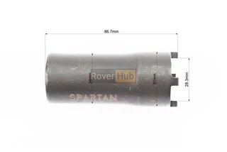 Съемник гайки обгонной муфты, каленый GY6 125-150cc, (см. фото с размерами)