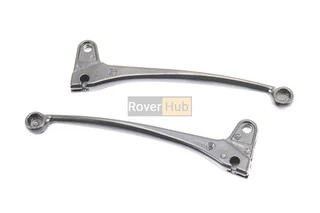 Рычаги руля левый, правый к-кт 2шт (барабан. тормоз) Suzuki LET'S, чёрные