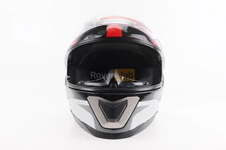 Шолом інтеграл, закритий BLD-M62 S (55-56см), ЧОРНИЙ/БІЛО-ЧЕРВОНИЙ