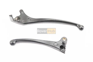 Важелі керма лівий, правий к-кт 2шт (під диск. / барабан. гальмо) Honda DIO, чорні