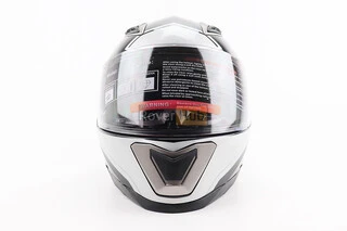 Шолом інтеграл, закритий BLD-M62 М (57-58см), ЧОРНИЙ/БІЛО-СІРИЙ