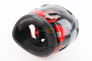 Шолом інтеграл, закритий BLD-М65 L (59-60см), ЧОРНИЙ/ЧЕРВОНО-СІРИЙ