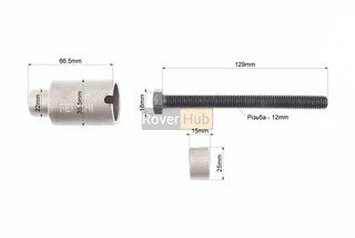 Знімач сайлентблоків маятника