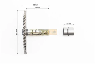 Полумесяц кикстартера 55мм с втулкой