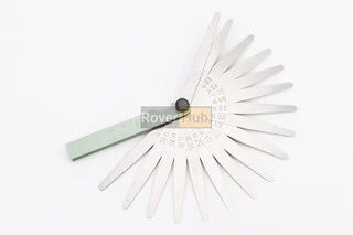 Щупи для регулювання зазорів клапанів 0,02-1,00мм, к-кт