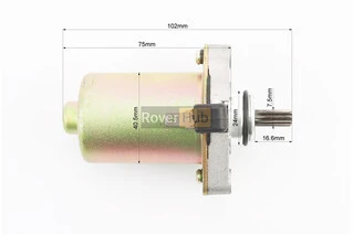 Стартер Suzuki AD50, тип 1