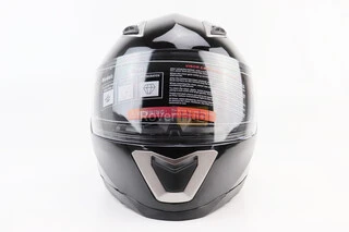 Шолом інтеграл, закритий BLD-M62 S (55-56см), ЧОРНИЙ глянець