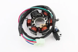 Статор магнето (генератора) Honda DIO AF18/27 (6 катушек разъем "папа 5+1")