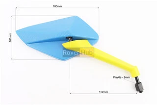 Дзеркала к-кт "ПРИЗМА" жовто-блакитні "патріотичні" м8