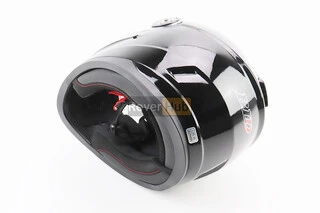 Шолом інтеграл, закритий BLD-М65 L (59-60см), ЧОРНИЙ глянець