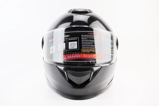 Шолом інтеграл, закритий BLD-М65 М (57-58см), ЧОРНИЙ глянець