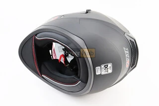 Шлем интеграл, закрытый (сертификация DOT)+откидные очки BLD-M67 М (57-58см), ЧЕРНЫЙ матовый