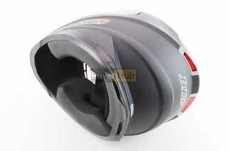 Шолом інтеграл, закритий BLD-M62 М (57-58см), ЧОРНИЙ матовий