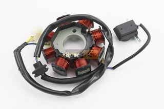 Статор магнето (генератора) Honda DIO AF34/35 (8 катушек разъем "папа 2+1")
