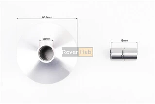 Варіатор передній к-кт Suzuki LET'S + втулка (внутрішня щока 14мм)