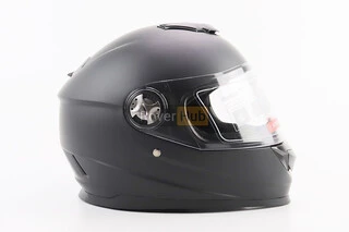 Шолом інтеграл, закритий BLD-М65 L (59-60см), ЧОРНИЙ матовий