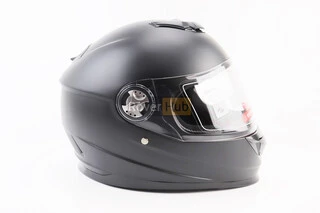 Шолом інтеграл, закритий BLD-М65 S (55-56см), ЧОРНИЙ матовий