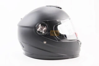 Шолом інтеграл, закритий BLD-М65 М (57-58см), ЧОРНИЙ матовий