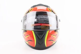 Шлем интеграл, закрытый+очки BLD-М61 S (55-56см), ЖЕЛТО-ОРАНЖЕВЫЙ "Buffalo"