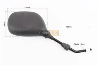 Дзеркала к-кт DIO- чорні "краплі", м8 "довга ніжка"