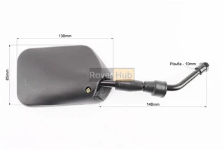 Дзеркала к-кт квадрат- чорні, м10