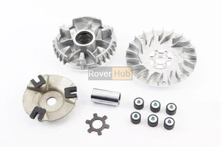 Варіатор передній к-кт Yamaha BWS 100 (під вал 16мм) + втулка, крильчатка