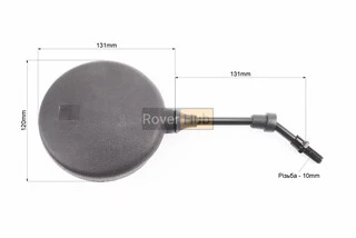 Дзеркала к-кт Круглі-чорні "МОТО", м10