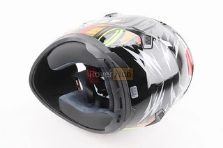 Шолом інтеграл, закритий+окуляри BLD-М61 S (55-56см), ЧОРНО-СІРИЙ "Buffalo"